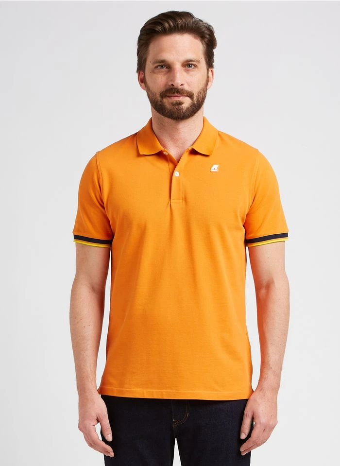 K-Way VINCENT - Polo Met Korte Mouw | Oranje 4 K-Way VINCENT - Polo Met Korte Mouw | Oranje - Afbeelding 2