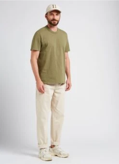 RODGER H - Regular-fit, Katoenen T-shirt Met Ronde Hals | Kaki -Havaianas Shop 4053980