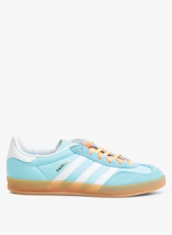 ADIDAS GAZELLE INDOOR - Lage Sneakers Van Leer En Stof | Blauw
