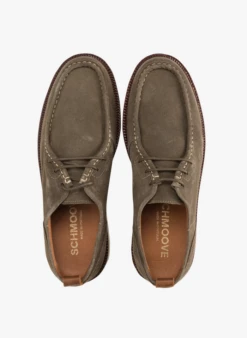 SCHMOOVE DOCK DERBY - Derby's Van Veloursleer | Kaki -Havaianas Shop 4072335