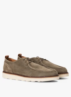 SCHMOOVE DOCK DERBY - Derby's Van Veloursleer | Kaki -Havaianas Shop 4072336