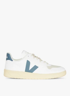 Veja V-10 - Lage, Leren Sneakers | Wit
