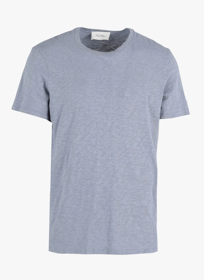 American Vintage BYSAPICK - Regular-fit, Katoenen T-shirt Met Ronde Hals | Blauw 3 American Vintage BYSAPICK - Regular-fit, Katoenen T-shirt Met Ronde Hals | Blauw