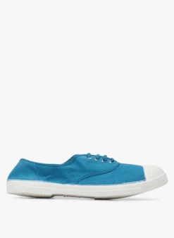 BENSIMON Lage, Stoffen Sneakers | Blauw