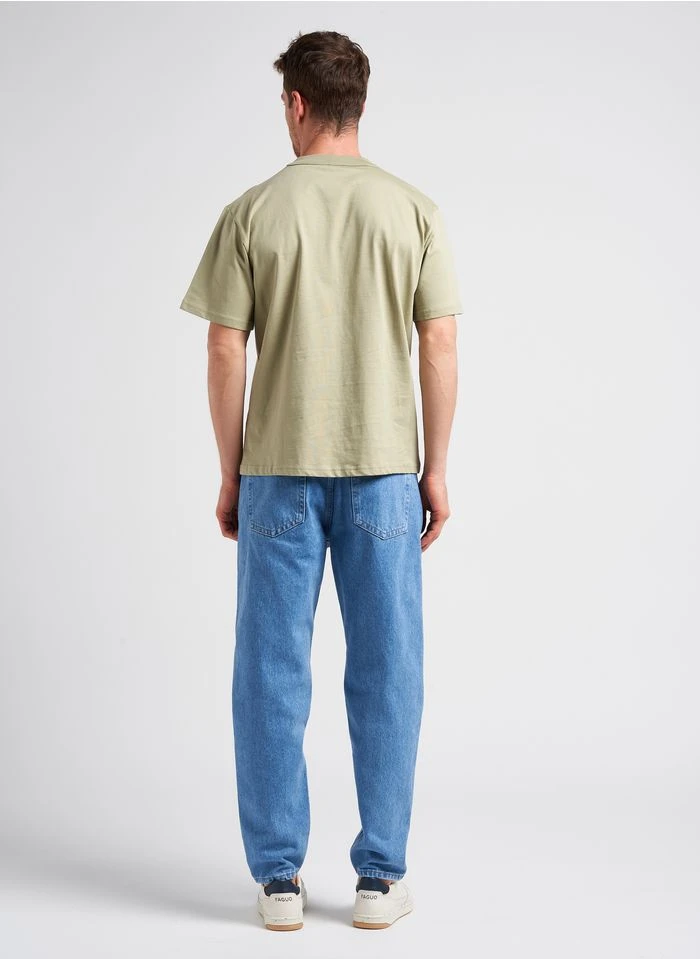 Faguo ALDER - Lage, Leren Sneakers | Blauw 21 Faguo ALDER - Lage, Leren Sneakers | Blauw - Afbeelding 19