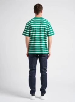 Minimum KILA - Regular-fit, Gestreept T-shirt Van Biokatoen Met Ronde Hals | Groen 9 Minimum KILA - Regular-fit, Gestreept T-shirt Van Biokatoen Met Ronde Hals | Groen -Havaianas Shop 4081965