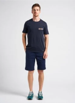 Faguo ARCY - Regular-fit, Katoenen T-shirt Met Ronde Hals En Borduursel | Blauw 10 Faguo ARCY - Regular-fit, Katoenen T-shirt Met Ronde Hals En Borduursel | Blauw -Havaianas Shop 4082077