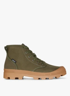 Aigle TENERE CVS - Hoge Sneakers Van Katoenen Canvas | Groen
