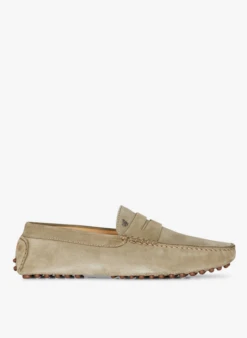 Lewis - Leren Loafers | Groen