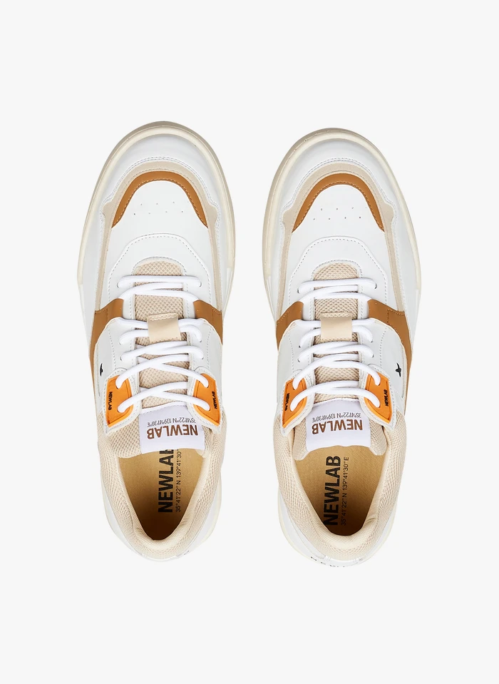 NL12 - Lage, Leren Sneakers | Wit 5 NL12 - Lage, Leren Sneakers | Wit - Afbeelding 3