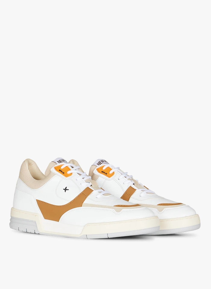 NL12 - Lage, Leren Sneakers | Wit 4 NL12 - Lage, Leren Sneakers | Wit - Afbeelding 2