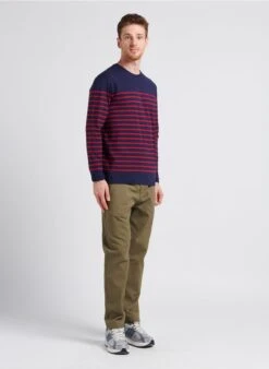 Armor-Lux Slim-fit Marineshirt Van Lichte Katoenen Jersey Met Ronde Hals | Veelkleurig -Havaianas Shop 4104418