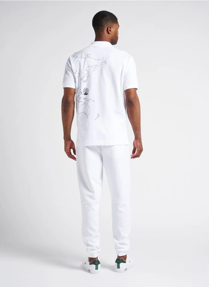 Lacoste Slim-fit Trainingsbroek Met Zeefdruk | Wit 5 Lacoste Slim-fit Trainingsbroek Met Zeefdruk | Wit - Afbeelding 3