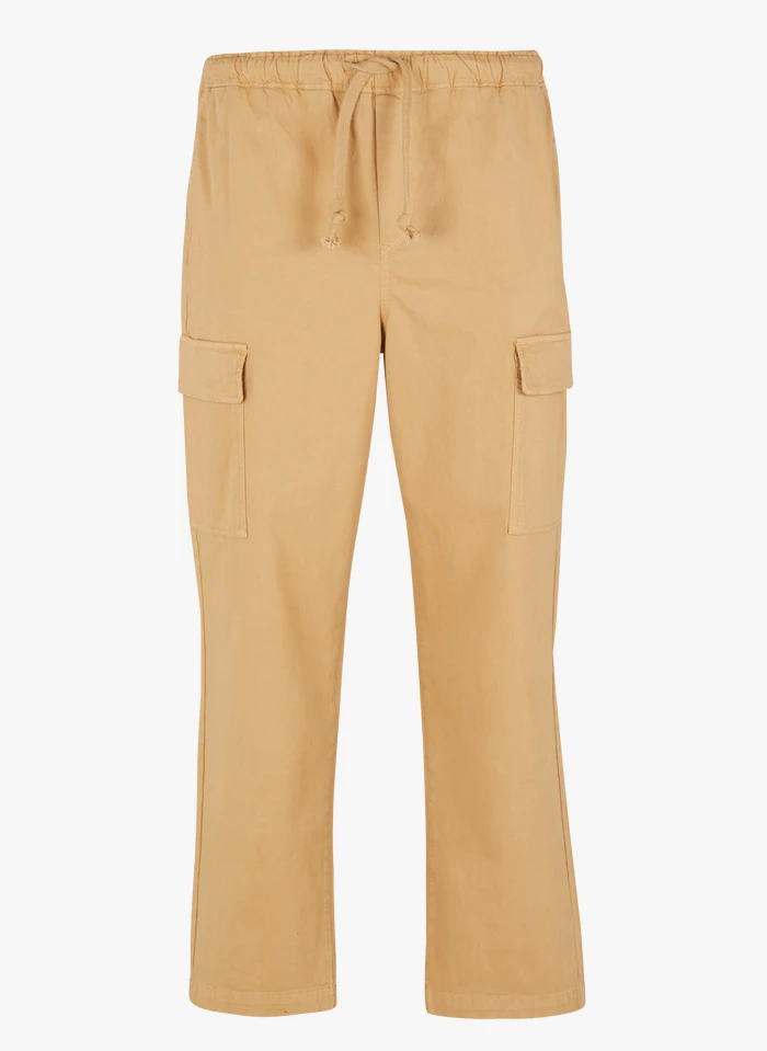 DAYAN - Katoenen Cargobroek | Beige 3 DAYAN - Katoenen Cargobroek | Beige