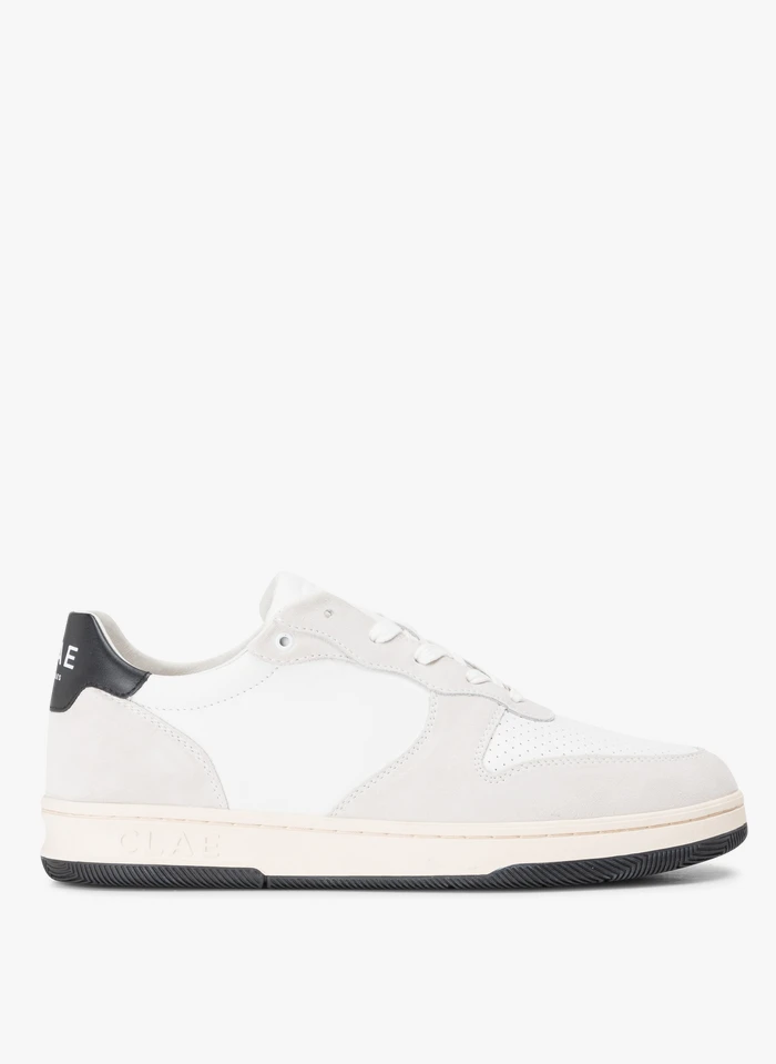 Clae MALONE - Lage, Leren Sneakers | Wit 3 Clae MALONE - Lage, Leren Sneakers | Wit