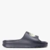 Lacoste Platte Sandalen Met Krokodilmotief | Zwart -Havaianas Shop 4115691