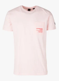 LE TEMPS DES CERISES BREZOL - Regular-fit, Katoenen T-shirt Met Ronde Hals | Roze