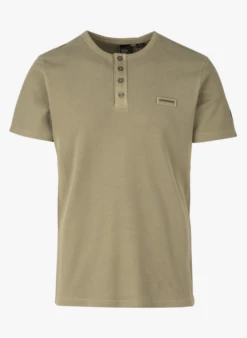 LE TEMPS DES CERISES TALEM - Regular-fit T-shirt Van Piquékatoen | Kaki