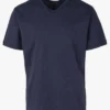 HAMILTON - Regular-fit, Katoenen T-shirt Met V-hals | Blauw -Havaianas Shop 4115810