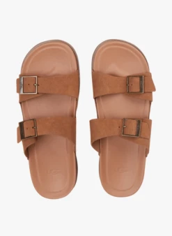 Ugg WAINSCOTT BUCKLE SLIDE - Platte, Leren Sandalen | Beige 24 Ugg WAINSCOTT BUCKLE SLIDE - Platte, Leren Sandalen | Beige -Havaianas Shop 4123739