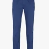 DRAW - Rechte Broek Van Stretchkatoen | Blauw