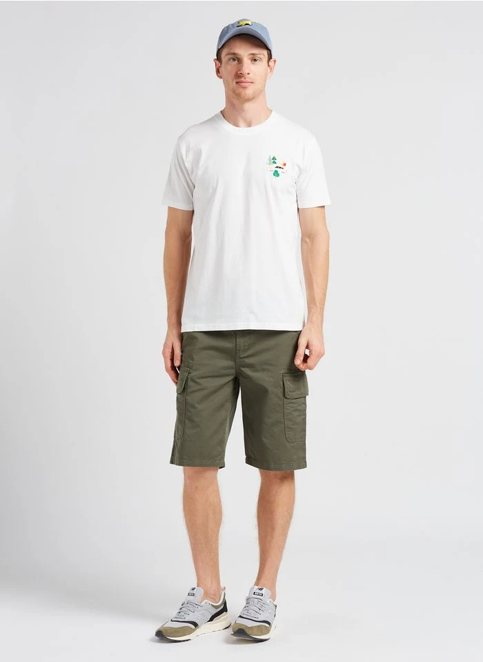 VIREE - Regular-fit T-shirt Van Biokatoen Met Ronde Hals En Borduursel | Beige 5 VIREE - Regular-fit T-shirt Van Biokatoen Met Ronde Hals En Borduursel | Beige - Afbeelding 3