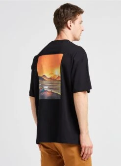 Knowledge Cotton Apparel T-shirt Van Biokatoen Met Ronde Hals | Zwart -Havaianas Shop 4131291