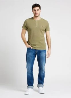 LE TEMPS DES CERISES TALEM - Regular-fit T-shirt Van Piquékatoen | Kaki 8 LE TEMPS DES CERISES TALEM - Regular-fit T-shirt Van Piquékatoen | Kaki -Havaianas Shop 4132118