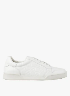 Sandro CROSS SNEAKER - Lage, Leren Sneakers | Wit