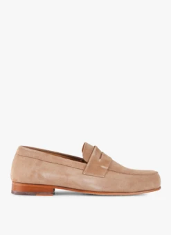 STANLEY - Suède Loafers | Beige