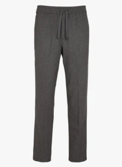 Les Deux Rechte Broek Wolblend | Grijs