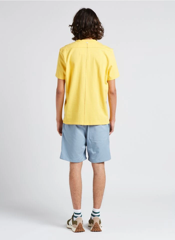 RODGER H - Regular-fit, Katoenen T-shirt Met Ronde Hals | Geel 9 RODGER H - Regular-fit, Katoenen T-shirt Met Ronde Hals | Geel - Afbeelding 7