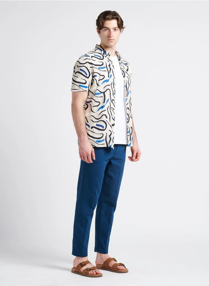 Ugg WAINSCOTT BUCKLE SLIDE - Platte, Leren Sandalen | Beige 8 Ugg WAINSCOTT BUCKLE SLIDE - Platte, Leren Sandalen | Beige - Afbeelding 6