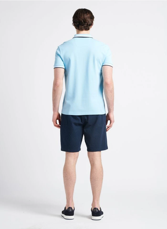 Lage, Leren Sneakers Met Vetersluiting | Blauw 7 Lage, Leren Sneakers Met Vetersluiting | Blauw - Afbeelding 5