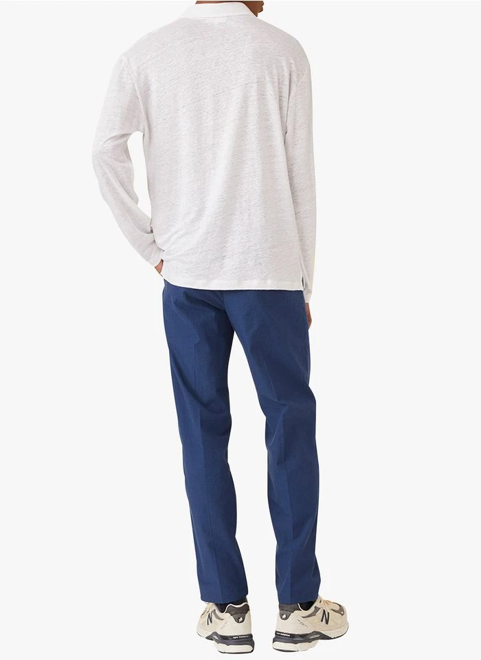 DERYM - Rechte, Gestreepte, Katoenen Broek | Gestreepte 6 DERYM - Rechte, Gestreepte, Katoenen Broek | Gestreepte - Afbeelding 4