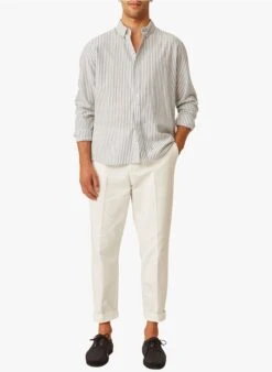 DIONY - Rechte, Katoenen Broek | Beige 8 DIONY - Rechte, Katoenen Broek | Beige -Havaianas Shop 4175611