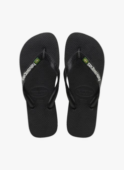 BRASIL - Teenslippers - Havaianas Brasil Logo | Zwart
