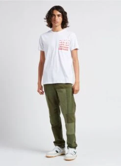 LE TEMPS DES CERISES MISTER - Loose-fit, Katoenen Broek Met Patchworkpatroon | Kaki -Havaianas Shop 4201711