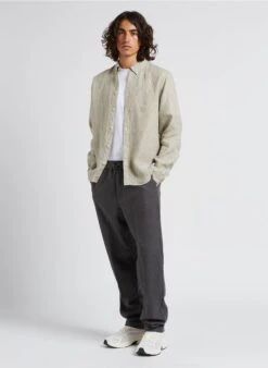 Les Deux Rechte Broek Wolblend | Grijs -Havaianas Shop 4201769