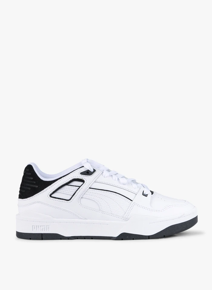 Puma SLIPSTREAM SLPTM - Lage, Leren Sneakers | Wit 3 Puma SLIPSTREAM SLPTM - Lage, Leren Sneakers | Wit