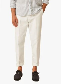 DIONY - Rechte, Katoenen Broek | Beige 7 DIONY - Rechte, Katoenen Broek | Beige -Havaianas Shop 4213072