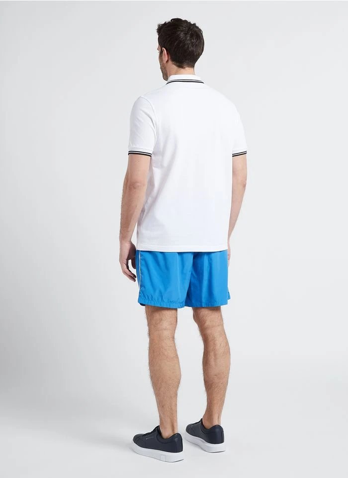 Armani Exchange Lage, Gladde, Leren Sneakers | Blauw 9 Armani Exchange Lage, Gladde, Leren Sneakers | Blauw - Afbeelding 7