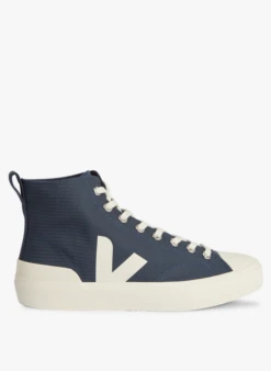 Veja WATA II RIPSTOP - Hoge Sneakers Met Vetersluiting | Blauw
