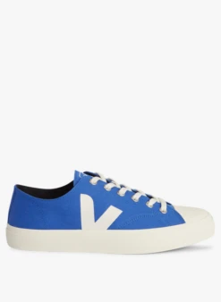 Veja WATA II LOW CANVAS - Lage, Katoenen Sneakers | Blauw